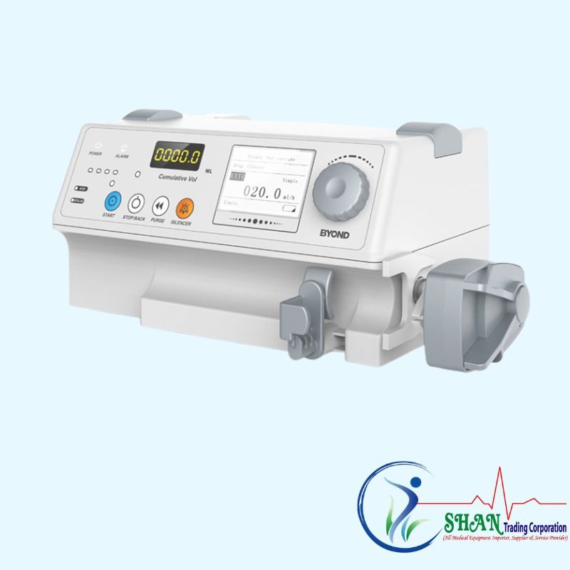 Beyond BYZ-810 Syringe Pump – Infusion & Drug Delivery Device | Shan Trading Corporation