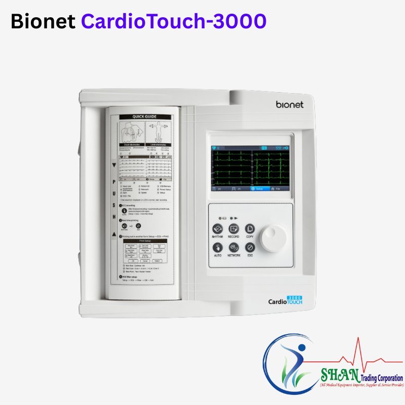 Bionet Cardia Touch 3000 ECG Machine – Diagnostic Device | Shan Trading Corporation