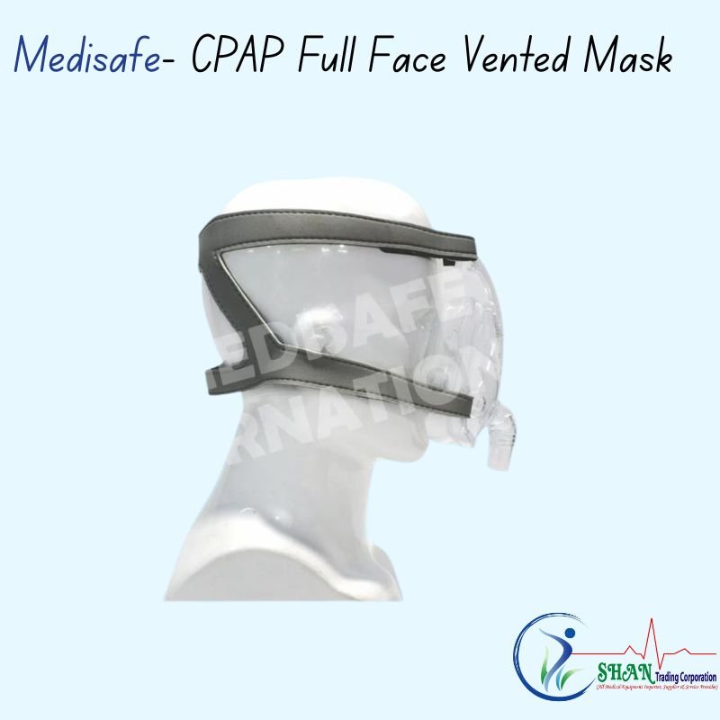 Medisafe CPAP Full Face Vented Mask – Respiratory Therapy | Shan Trading Corporation