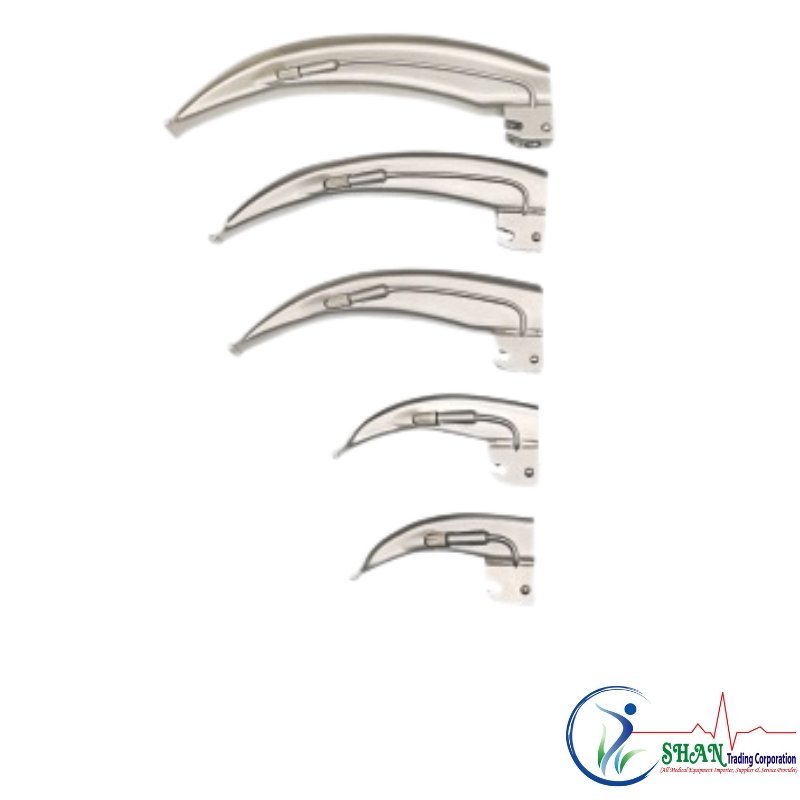 Medisafe Laryngoscope Set with 4 Blades – Surgical Instrument | Shan Trading Corporation