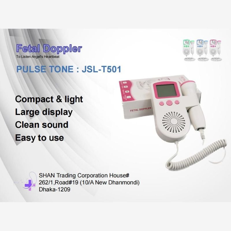 Pulse Tone JSL T-50 Fetal Doppler – Diagnostic Device | Shan Trading Corporation