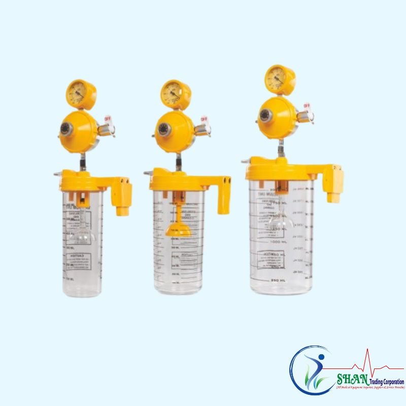 Vacuum Regulator With Jar – Respiratory Therapy | Shan Trading Corporation
