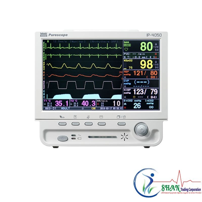Infunix IP4050 compact patient monitor with multi-parameter functions