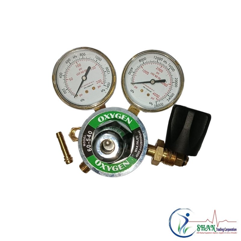 Single Stage Double Gauge Oxygen Regulator 60-540 from China